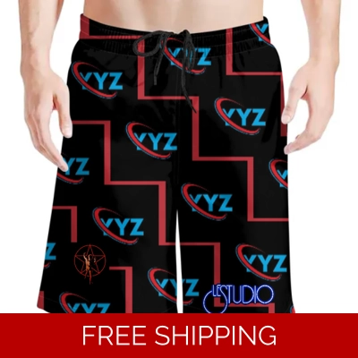 Le Studio YYZ Custom 3D Men's Beach Shorts